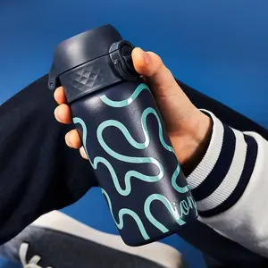 ION8 Double Walled Stainless Steel Water Bottle 11oz - Leak-Proof, Food-Friendly, BPA-Free, Carry Handle, Easy Hydration with One Touch Open & Close - Drinkware, Cup