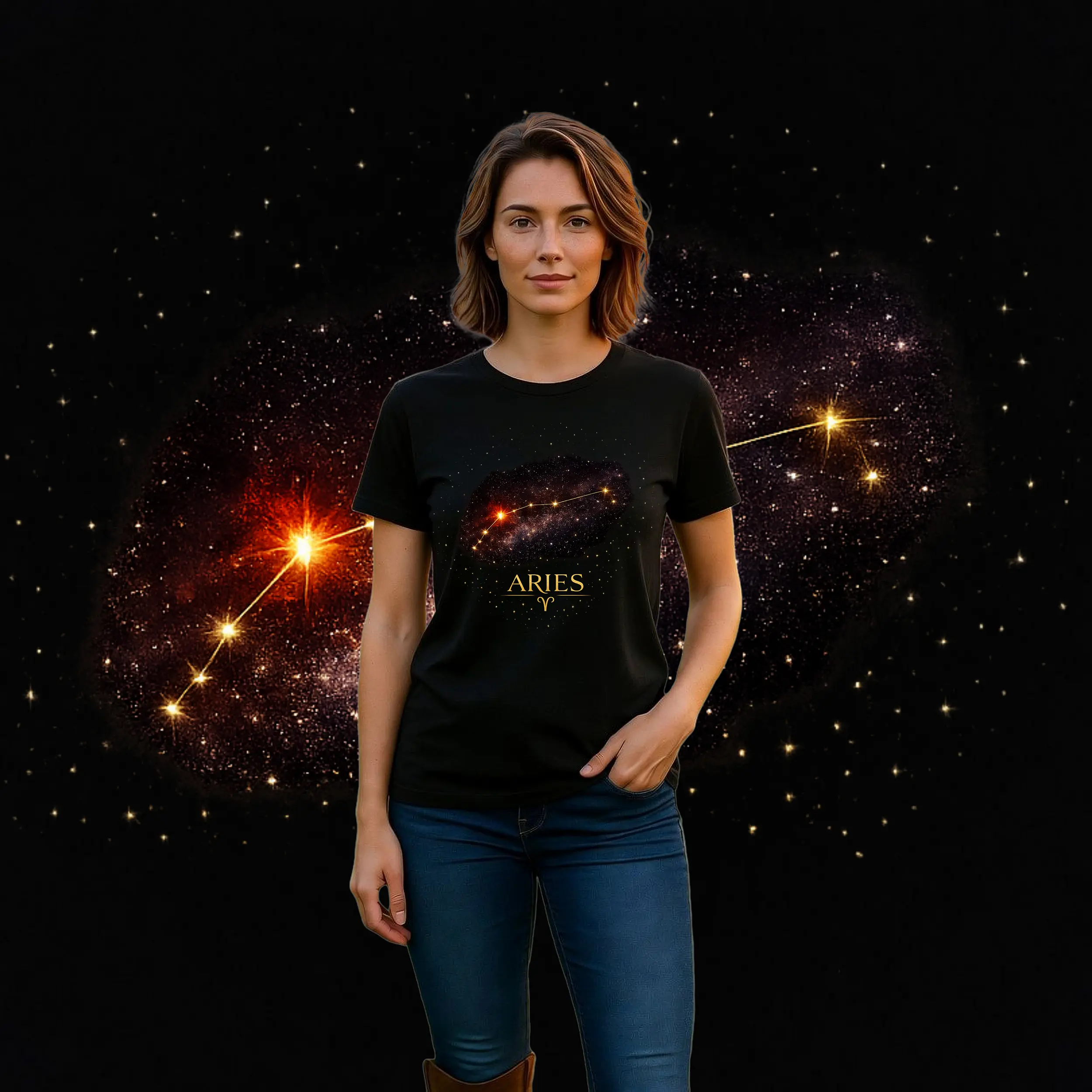 Aries Constellation T-Shirt | Zodiac Astrology Graphic Tee