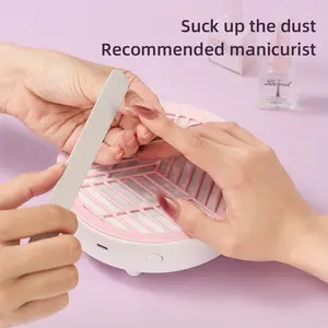 Portable Nail Dust Collector Vacuum Cleaner, Manicure, Nail Care, Lightweight, Reusable Filter, Powerful Suction, Low Noise, Large Battery Capacity, Holiday Gift
