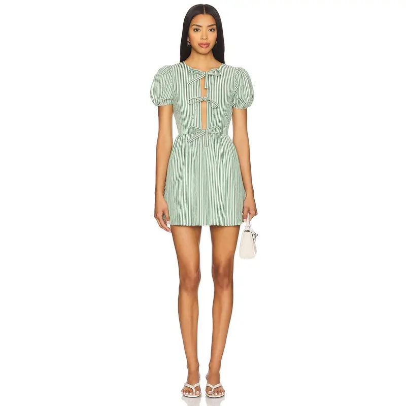 mini dresss smoke green - TikTok Shop