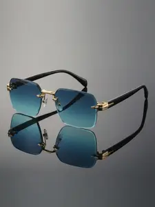 New Summer Oval Square Frameless Classic Retro Unisex Fashion Trendy Sun Glasses Light Luxury Elegant Artsy Ins Sunglasses, Available in Multiple Colors, Perfect Gift for Him, Ideal foic Festivals, Daily Wear, and Photo Props