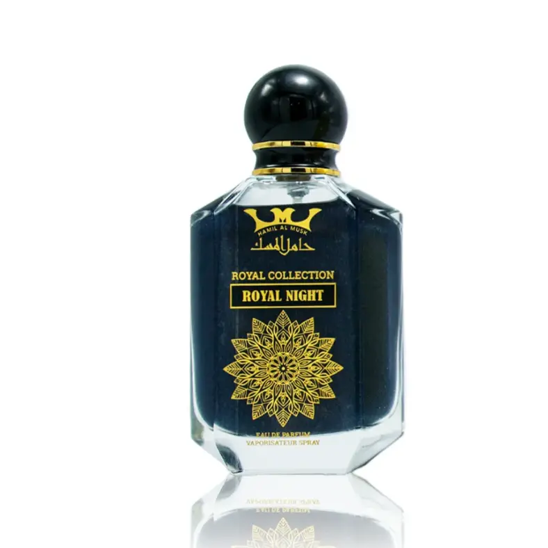 Hamil Al Musk Royal Collection Royal Night EDP Cologne, Undeniably Regal Men's Fragrance for Evening Wear, 100 ml Eau De Parfum with Spicy Fresh Black Pepper, Bergamot & Cardamom Notes