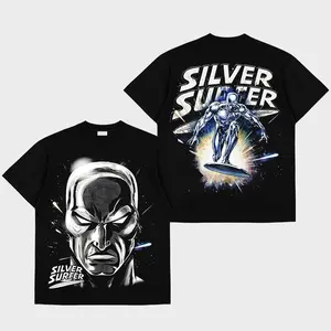 Silver Surfer Premium Cotton T-Shirt, Norrin Radd Shirt, Character Comics Fans Shirt, Superhero T-Shirt, Comic Book Fans T-Shirt, Superhero Graphic Tee