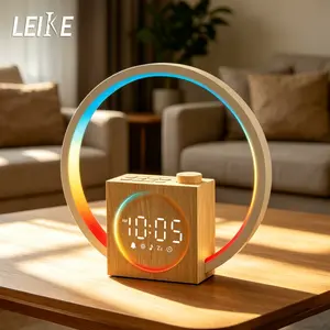 Smart Sunrise Alarm Clock with 12 Light Modes, LED Display & Temperature – Perfect Gift for Mother’s Day – USB Rechargeable, Multi-Function for Bedroom & Office