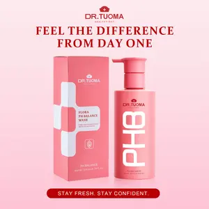 DR.TUOMA pH Balanced Feminine Wash: Gentle Intimate Cleanser for Women - Controls Odor & Keeps Fresh All Day