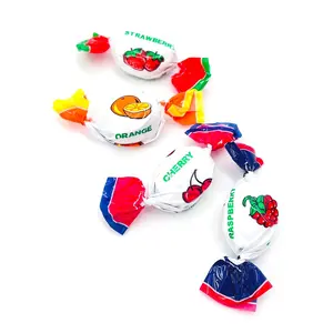 Assorted Fruit Hard Candy | 1 Pound Bag Individually Wrapped - Approx. 80 Count Snack Bonbon