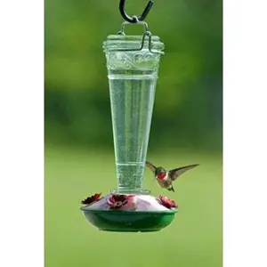 Tourchiere Glass Hummingbird Feeder