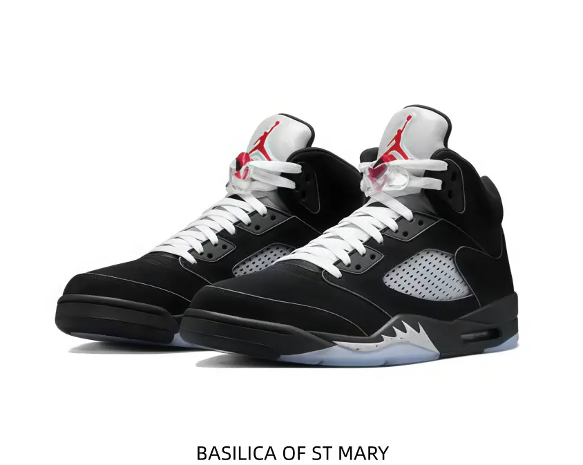 Unisex Retro High‑Cut Sport Sneakers, matte black suede construction, ventilated mesh side window, clean white lace detail, shock‑absorbing cushioning, frosted transparent ice blue outsole, lace‑up athletic shoes for street and casual wear