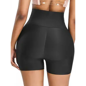 Butt lift fake butt panties Women's butt booster midwaist belly puller pants padded with thicker seamless beauty peach butt shaping