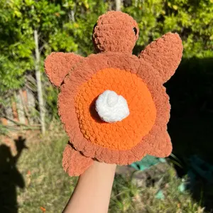 Pumpkin pie turtle crochet