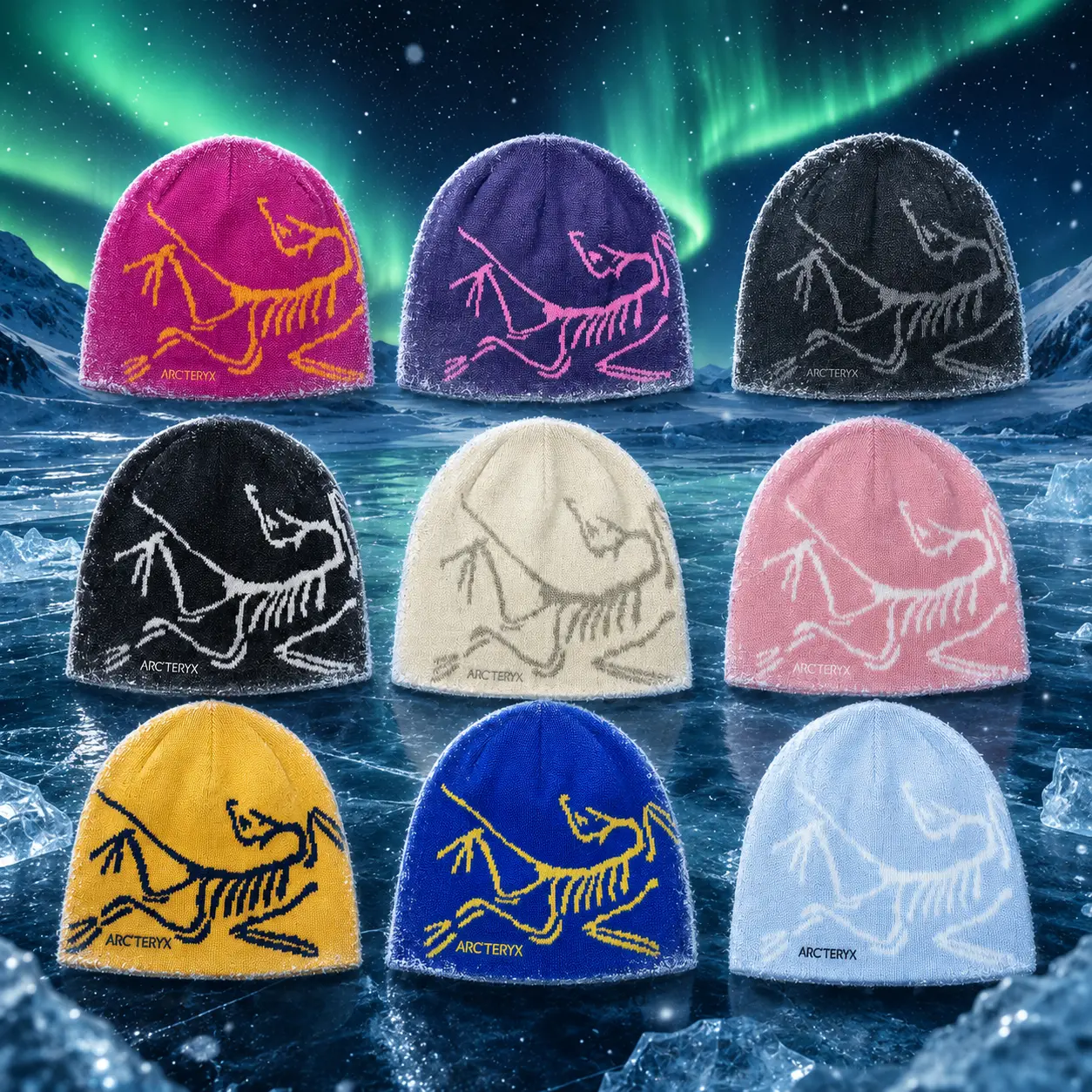 Arctic Relic - Arc'teryx Bird Head Toque - classic unisex winter beanie, breathable, comfortable blend of wool and recycled polyester, skiing, snowboarding, climbing & Outdoor Wear