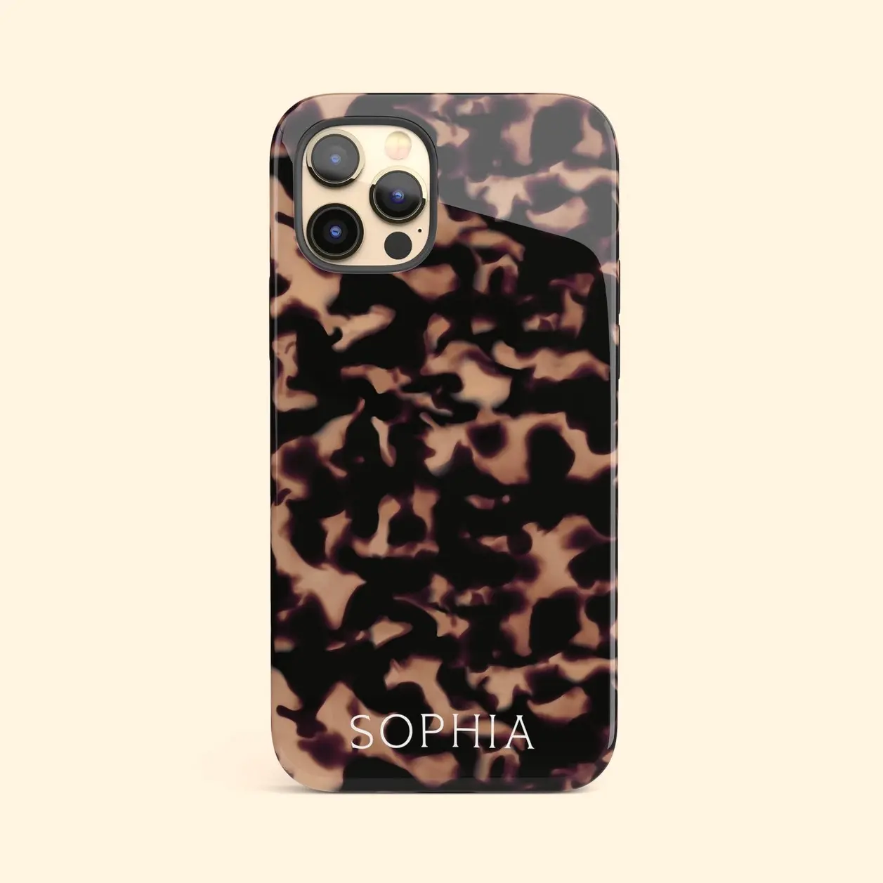 Personalized Tortoiseshell Phone Case, Custom Name Phone Case, Retro Christmas Movie Phone Case for iPhone 17 16 15 14 13 12 11 Pro Max X XS & SS Galaxy S21–S25 Plus Ultra, Holidays Xmas Tough Case, Perfect Gift for Film Lovers, Classic Gift for Her Him