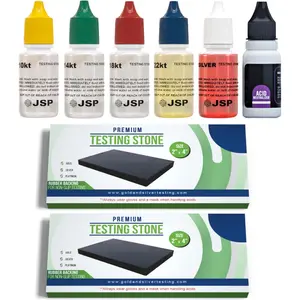 Gold Silver Jewelry Tester Appraisal Kit 10K 14K 18K 22K 24K Test Precious Metals 999 925 Scrap Ultra Thin Diamond Mesh Cutting Blades Universal Propane Tank Gauge with Leak Detector Cordless High Torque Impact Wrench