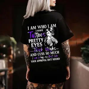 Ver5 Tattoos Pretty Eyes and Thick Thighs Tshirt, Hoodie, Sweatshirt, Aesthetic Tatoo Outfits, Streetwear Style, Retro Vintage Y2k Men Graphic Tees