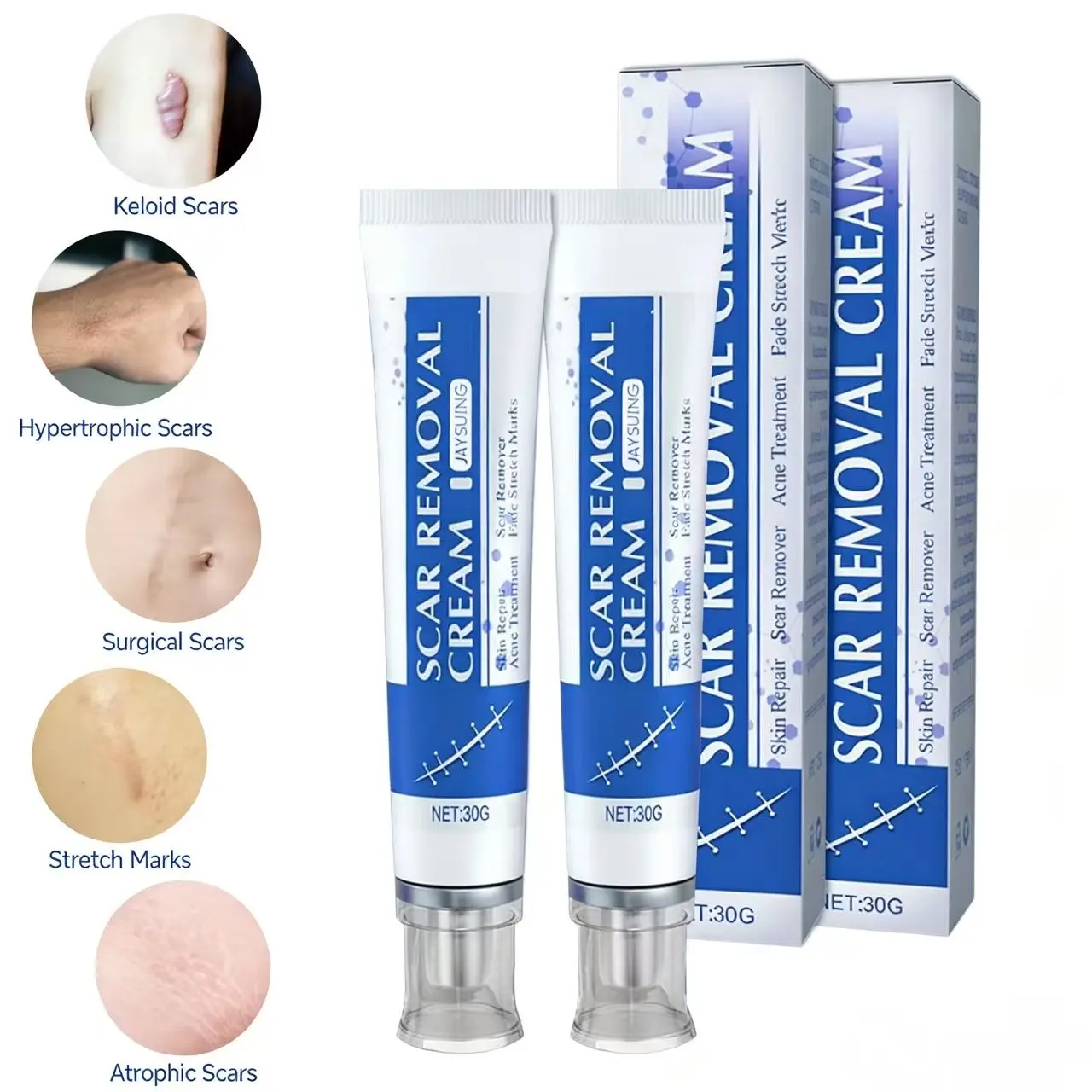 Professional Scar RemovaGel-Scar Repair Treatment for KeloidsCsectionS,Surgeries, Burns, AcneAndmore.