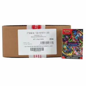 SEALED CASE 25x Phantasmal Flames Booster Bundle Boxes - Pokemon Trading Card Game Collectibles