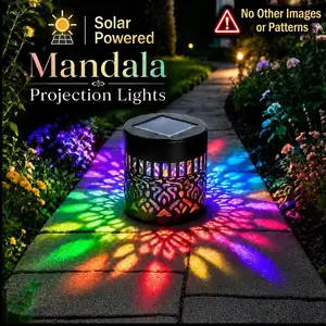 Magical Mandala Solar Sconce, Car Decorative Light - Upgrade Your Vehicle's Ambiance