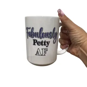 Protect Democracy Coffee Mug – 15oz Ceramic Cup | Well Well Well Feminist Pin-Up Style Political Statement Mug