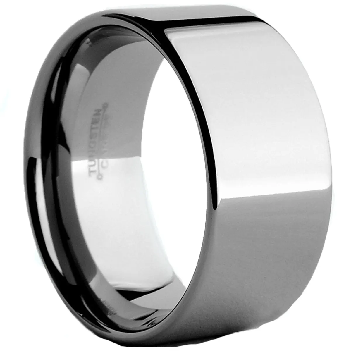 Men's Tungsten Carbide Wide Wedding Band - 12MM Comfort Fit Elegant Jewelry Ring, Band-Shaped Wedding Rings for Sizes 7-15, Elegant Ring, Mens Wedding Bands