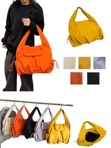 New 2026 Women's Large Capacity Tote Bag, Casual Commuter Shoulder Bag, Travel Gym Bag, Nylon Material, Multiple Colors Available