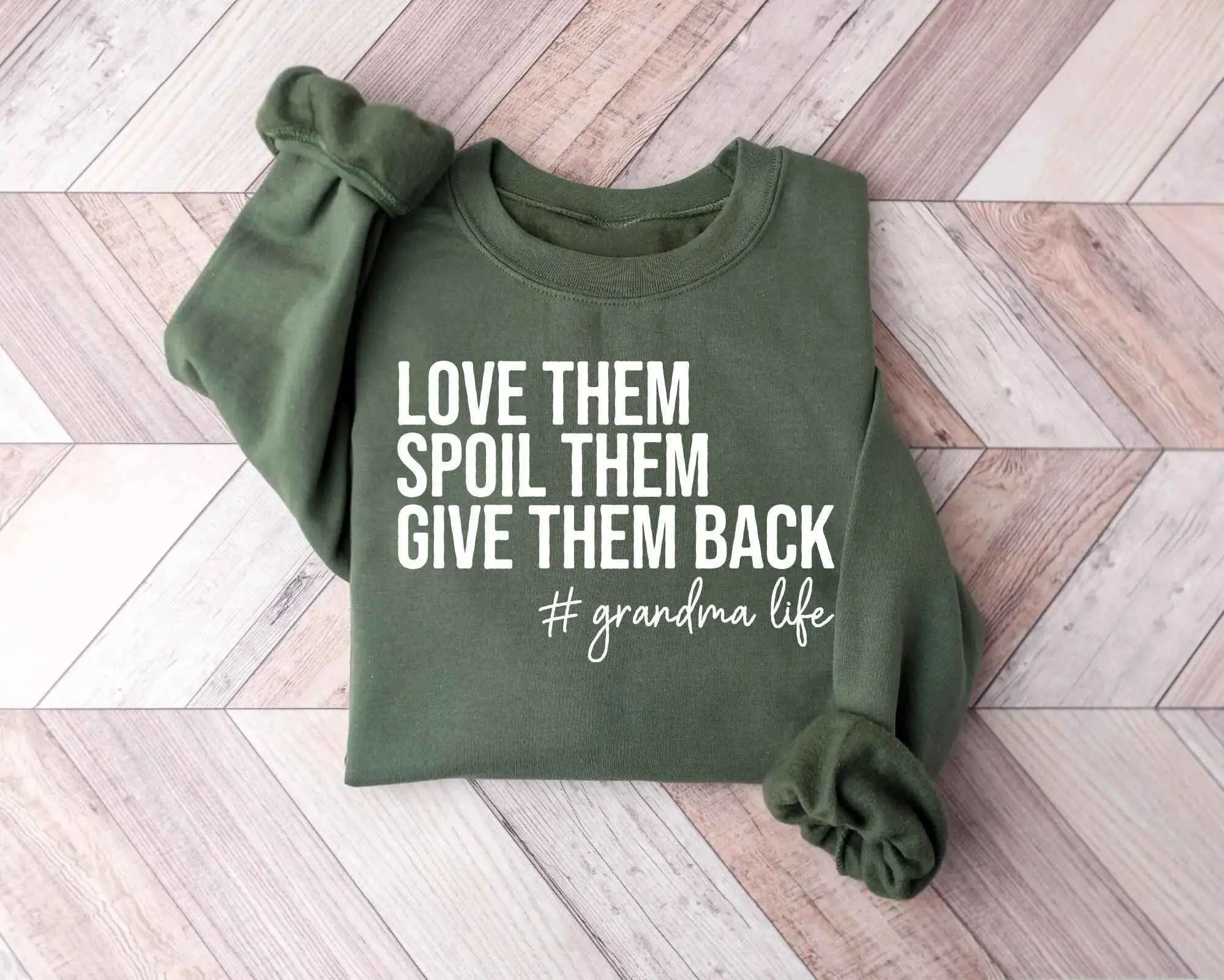 Grandma Sweatshirt, Love Them Spoil Them Give Them Back, Grandmother Shirt, Gift for Grandma, Funny Grandma Shirt, Grandma Life, Grammy Gift