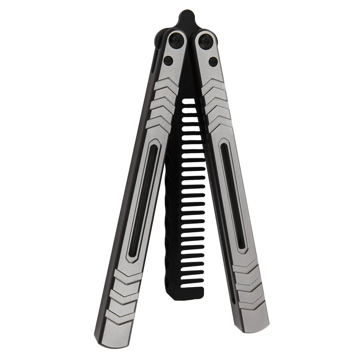TGZUO Foldable Comb Multitool, Essential Tools for Practice Training, Compact Aluminium Alloy Handle, Stainless Steel Manual Versatile Hand Tool