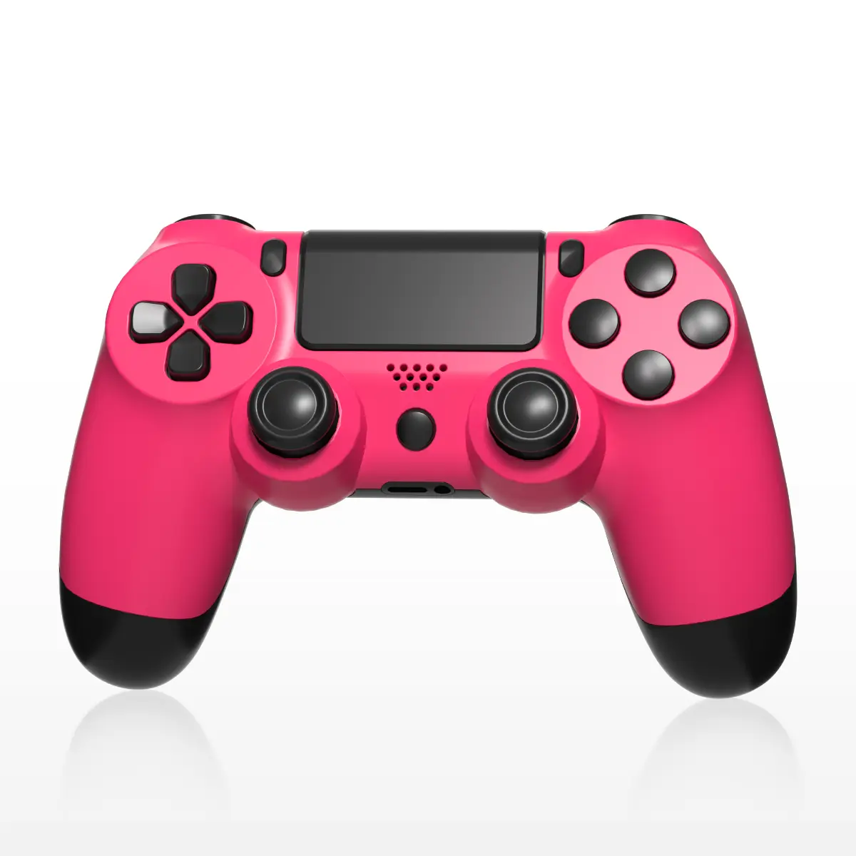 Wireless Multi-Platform Game Controller for PS4, PC, Android, iOS Mobile Devices, PlayStation Accessories with Double Vibration, 6-Axis Gyro, Touch Pad, Speaker