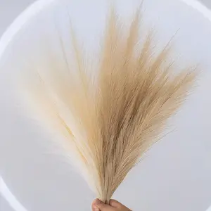 20pcs Artificial Rush Grass Set, Realistic Fake Reed for Home Decoration Flower Arrangement, Perfect for Indoor and Outdoor Use, Diy Flower Decor