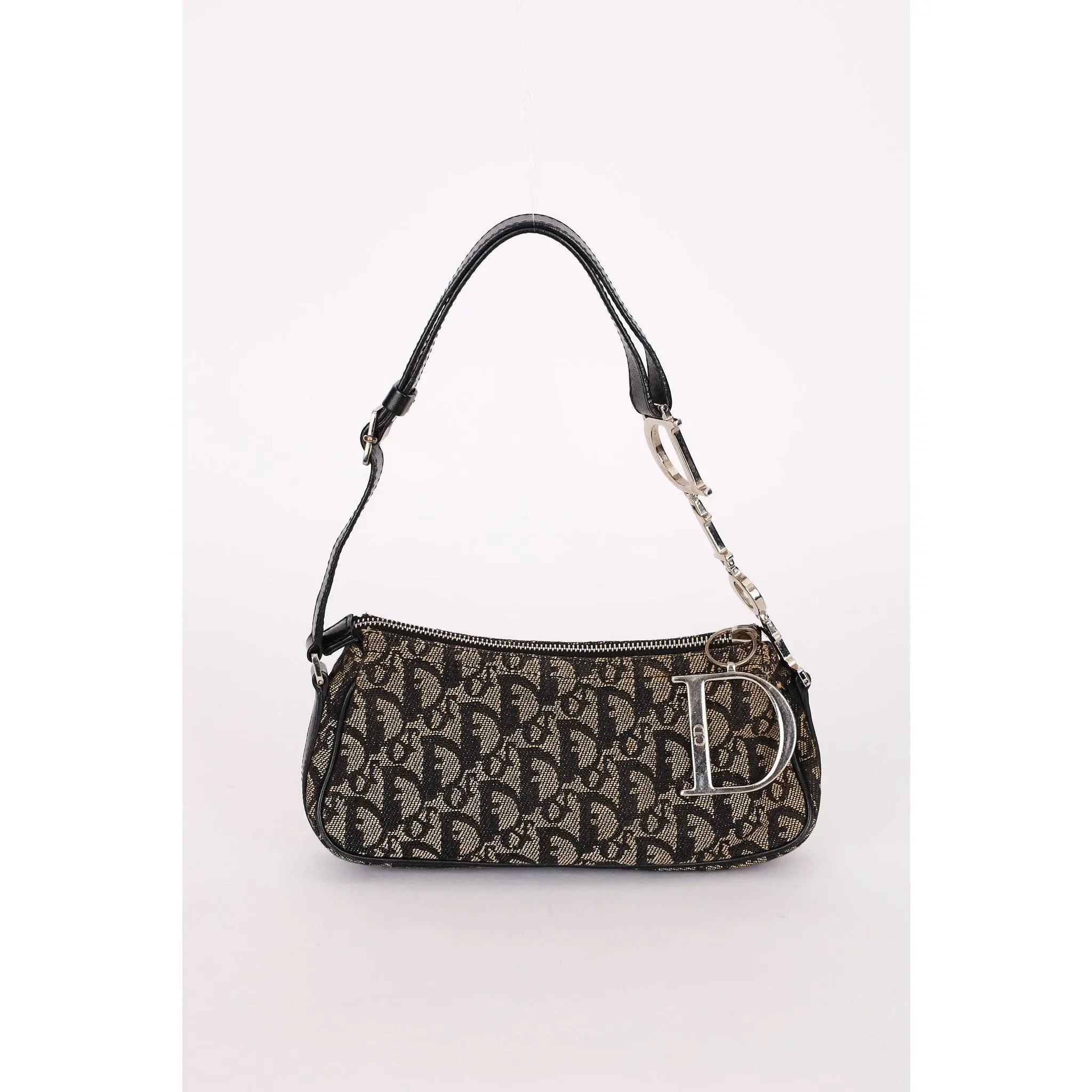 Pre-owned Dior Designer Handbag/Wallet Christian Diorissimo Charm Pochette 2005 Drop 62