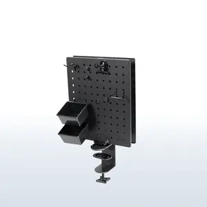 Clamp-on Rotating Pegboard & Accessory Holder Clamp-on Rotating Pegboard & Accessory Holder