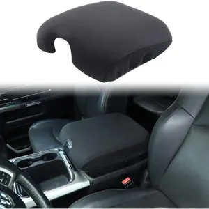 for 2010-2017 Dodge RAM 1500 2500 3500 Center Console Cover Armrest Pad Cover Trim, for Dodge RAM Interior Accessories Black 1pc