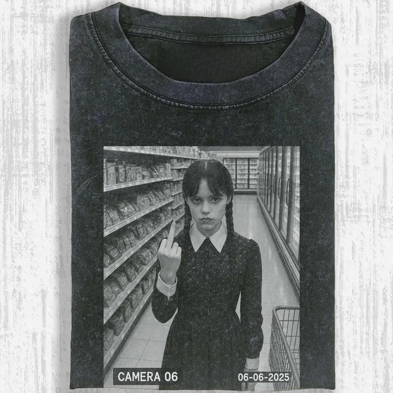 Meme Wednesday Addams T-Shirt - Vintage Wednesday Movie Tee, Perfect Gift for Fans, Unisex, Trending BTJ
