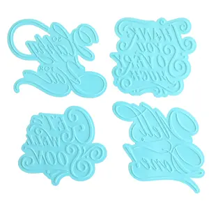 Gilded Gratitude and Celebration Sentiment Hot Foil Plates