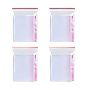 Small Transparent Reusable Ziplock Polyethylene Bags, Storage Organizer Bag, 2.3x3.5 Inches, 400 Pack, 2 Mil Thick, Ideal for Jewelry, Candy, Beads, Reusable Pouch, Zipper Storage Bag