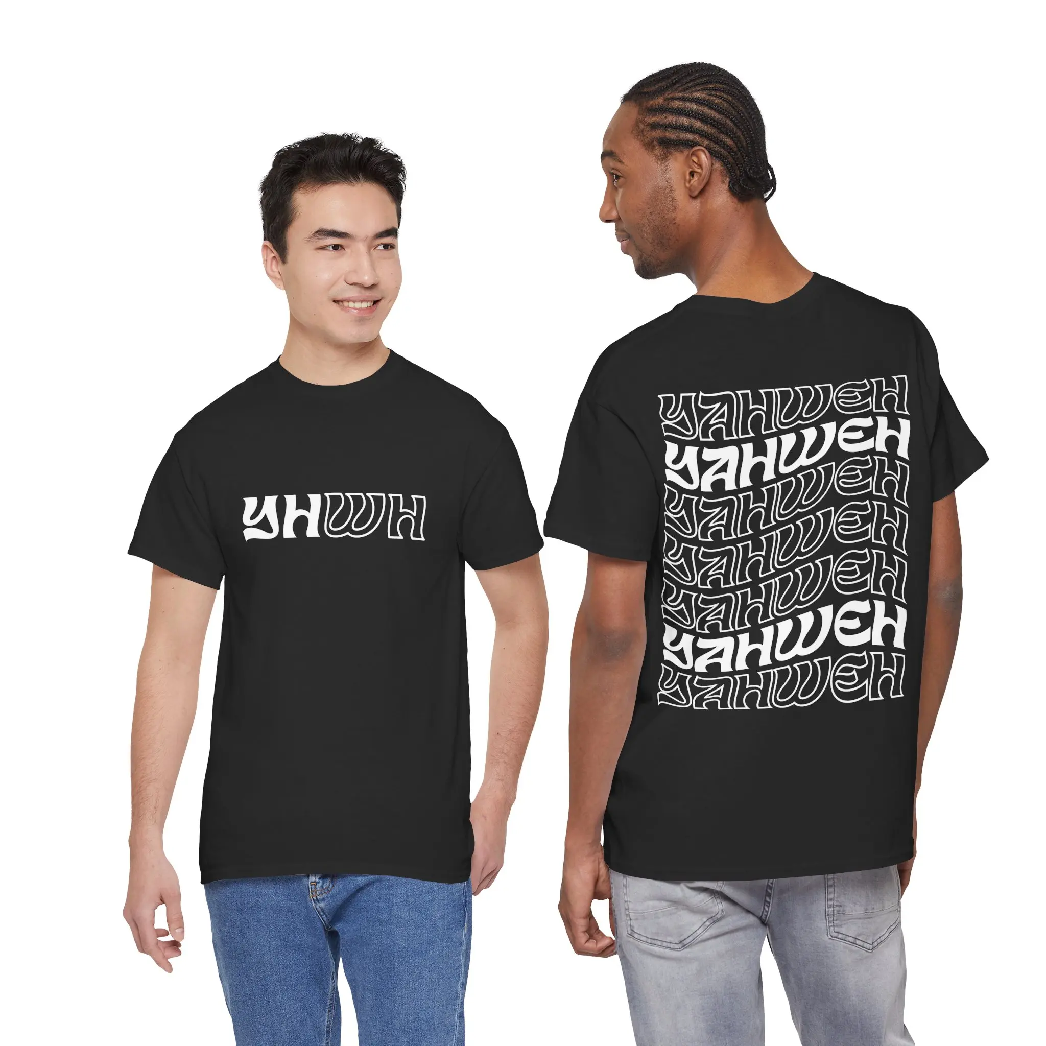 Yahweh Christian Graphic T-Shirt | Faith Based Streetwear Tee | Unisex Bible Faith Shirt | Christian Apparel Gift | Heavenly Legacy Collective