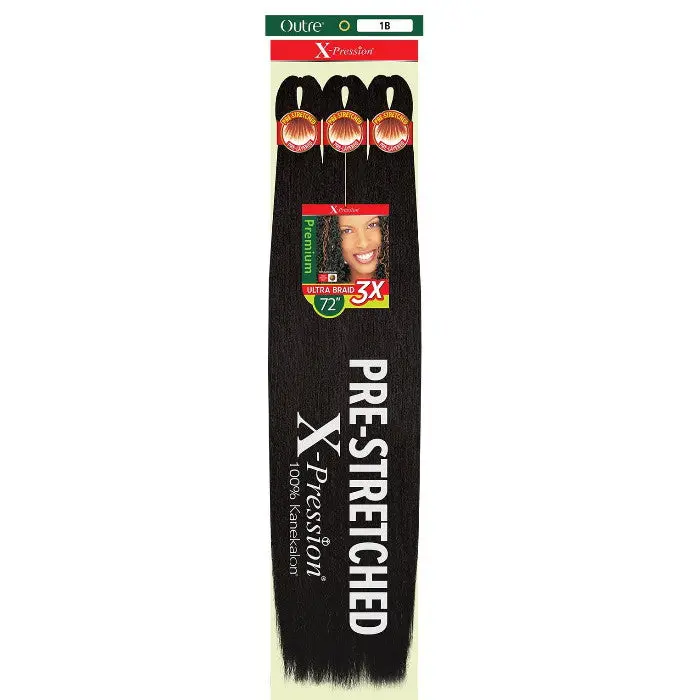 Outre Synthetic Pre Stretched ULTRA BRAID - XPRESSION 3X 72" Outre Synthetic Pre Stretched ULTRA BRAID - XPRESSION 3X 72"
