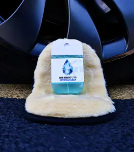 Rim Magic USA Crystal Clean Waterless Car Wash Travel pack - Eco-Friendly, Convenient, & Microfiber wash mitt- 2 oz Bottle