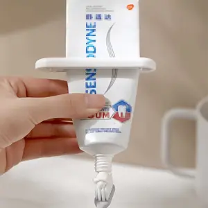 Manual Toothpaste Dispenser, Multi-Functional Toothpaste Pump, Lightweight, No Power Needed, Practical Bathroom Accessory, Durable and Easy to Use