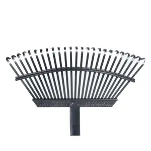 25-Tooth Garden Rake, Stainless Steel Lawn and Leaf Rake for Home Gardening, Durable Gardening Tool, Essential Tool for DIY Projects and Yard Maintenance