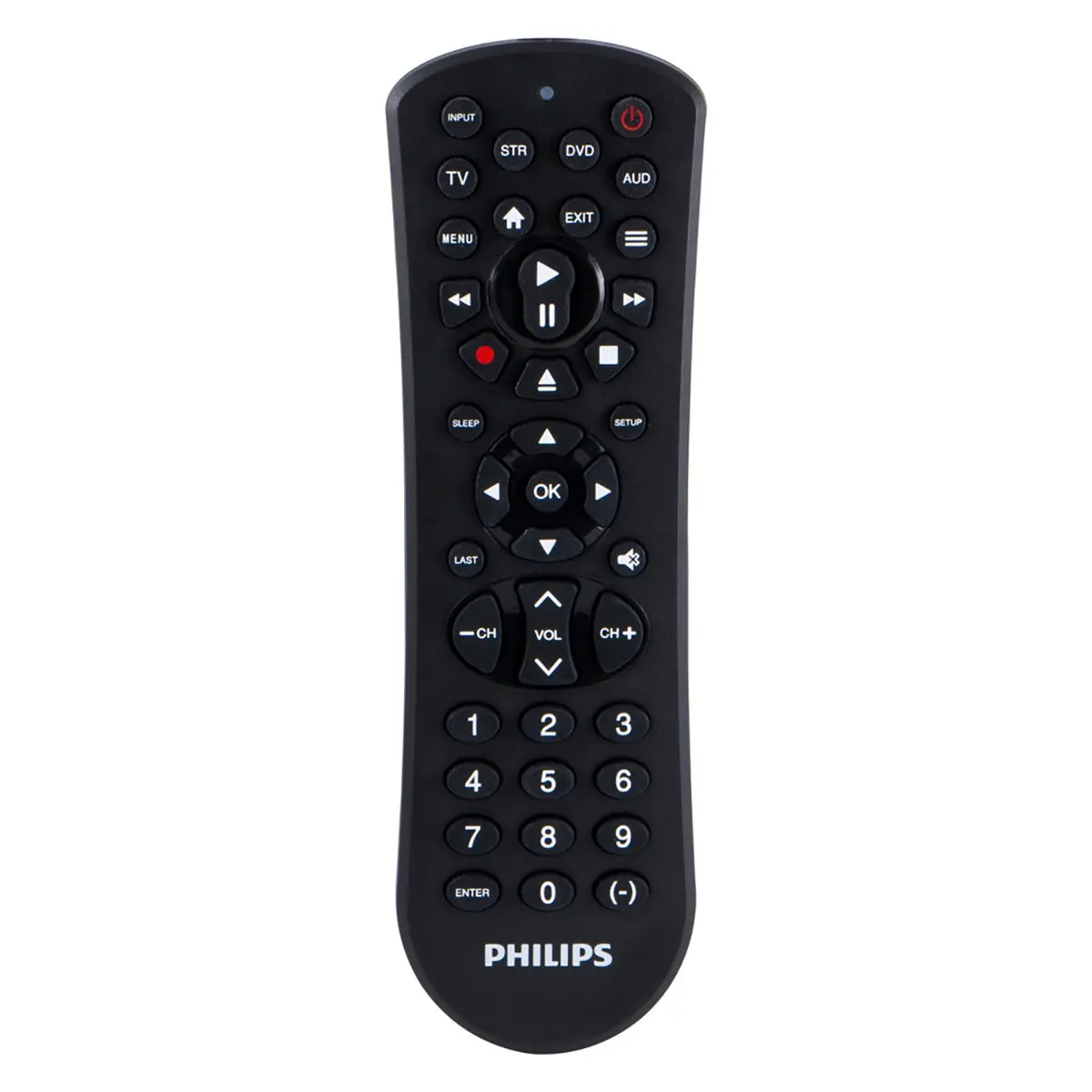Philips 4-Device Universal Remote, Black