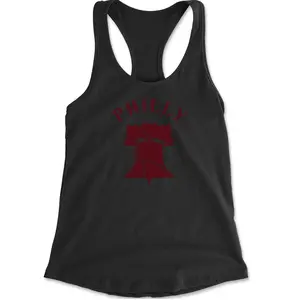 Philly Cracked Liberty Bell Racerback Tank Top for Women