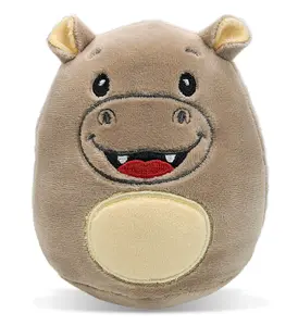 SNUG-MOOSHIES PLUSH - HIPPO 4"