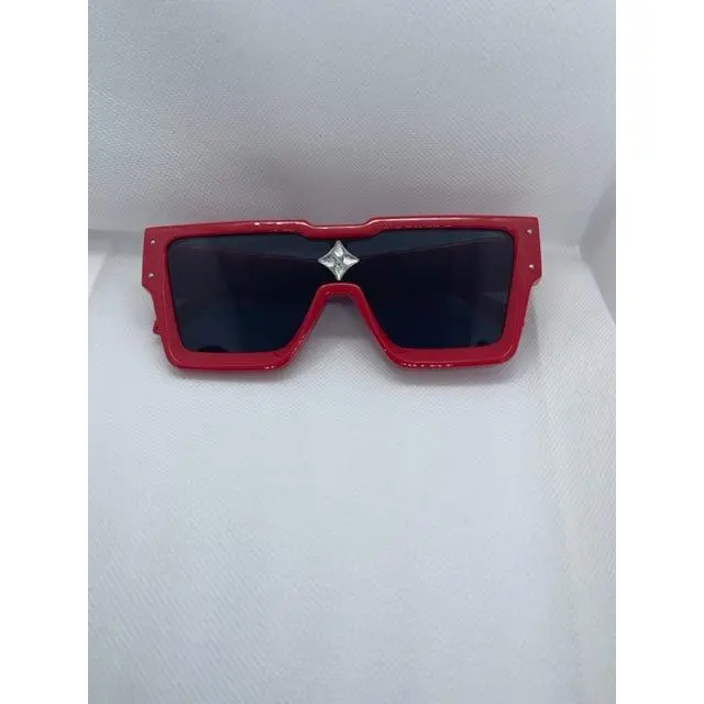 Cyclone Sunglasses - Red (Silver)