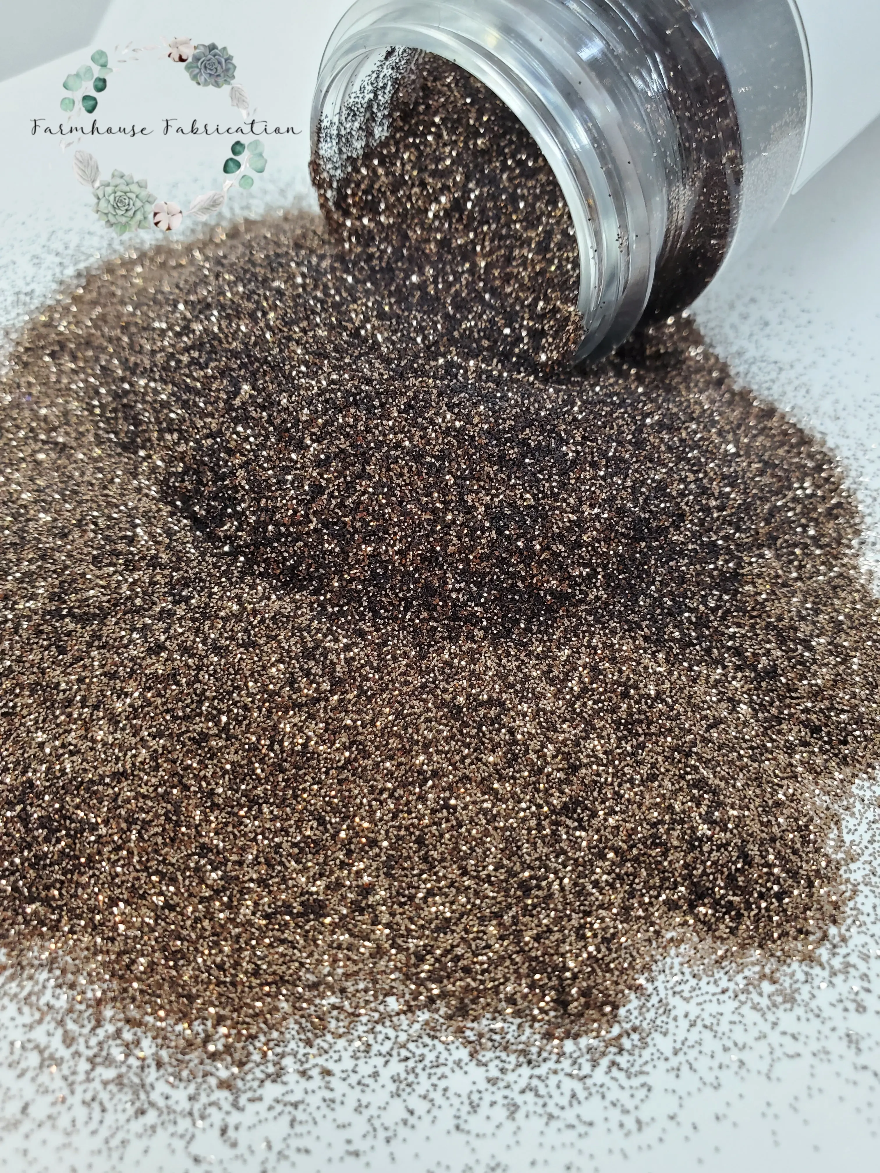 "Copper Leaf 1/128" / Ultra Fine Glitter / Polyester Glitter / Tumbler Glitter / Brown Glitter