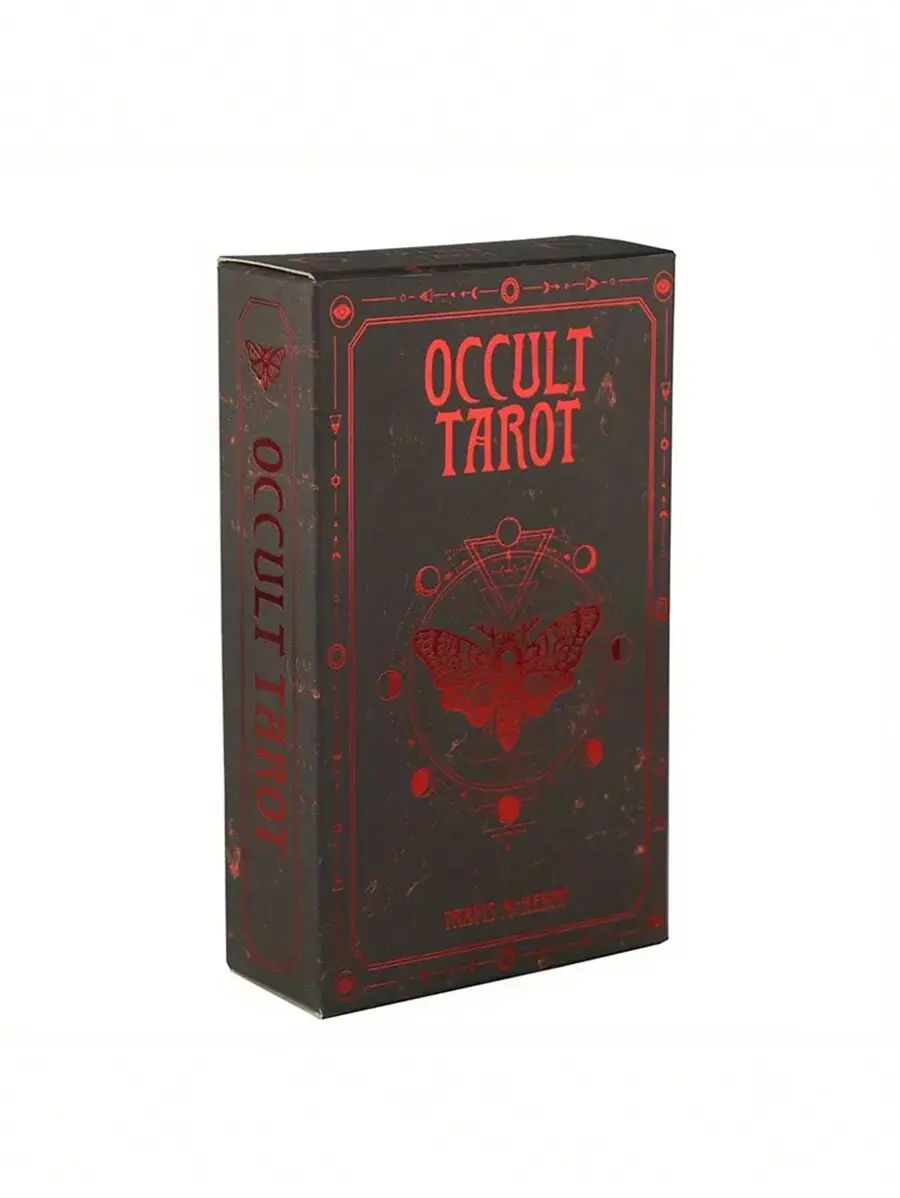 78-Card Mystery Tarot & Oracle Deck Set - Divination Cards with Meanings, Tablecloth, Decorations, Christmas Gift for Fortune Telling Enthusiasts