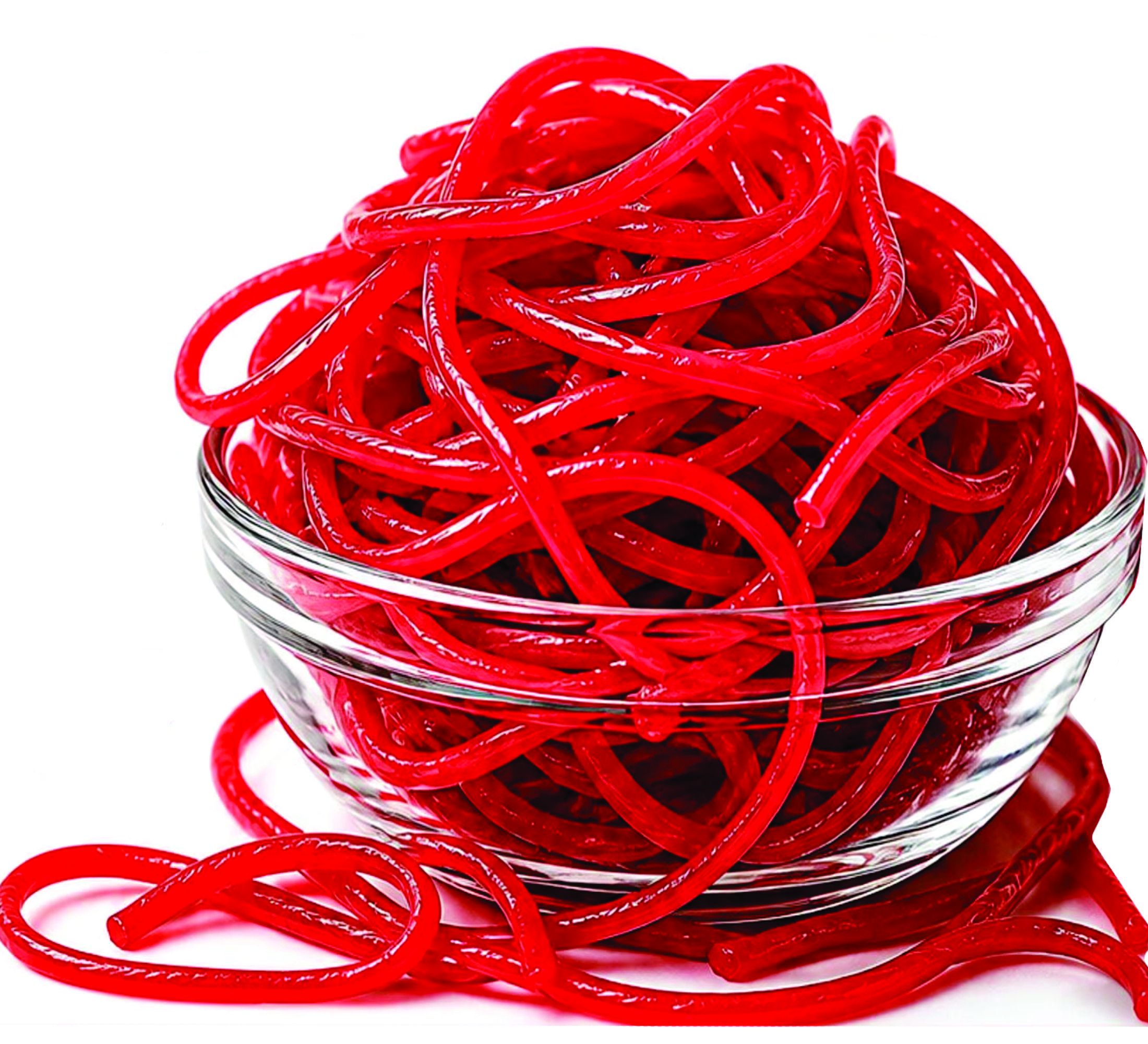 Gustaf's Strawberry Licorice Laces 2 lb Bag Soft Chewy Red Candy Fresh Bulk