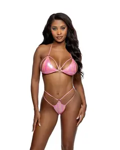 IRIDESCENT FOIL RING BIKINI