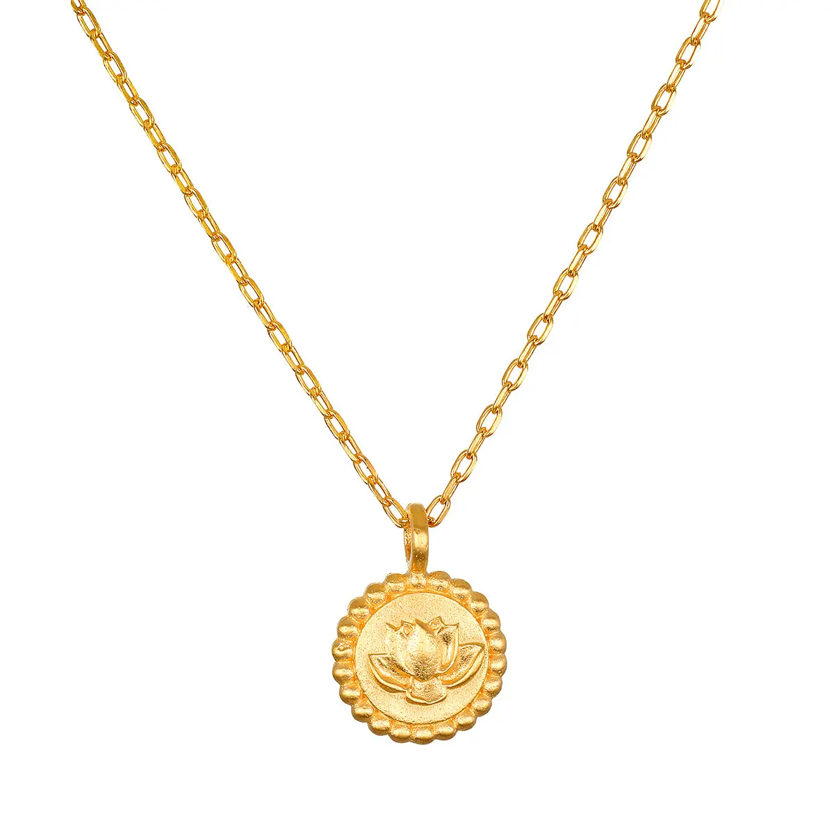 Emerging Potential Lotus Necklace