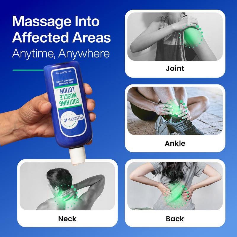 Soothing Muscle Lotion Bottle