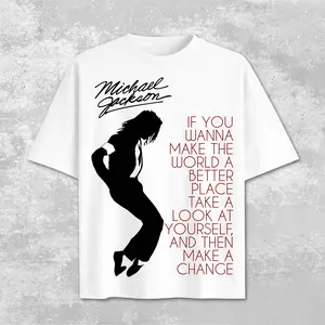 Michael Jackson Tribute Tshirt, Michael Jackson Michael 2026 Movie Shirt, 90s Retro Music Fan Gift Tee , King Of Pop Rip 1958-2009, Streetwear Aesthetic, Unisex Tee For Concert Lovers & Mj Fans